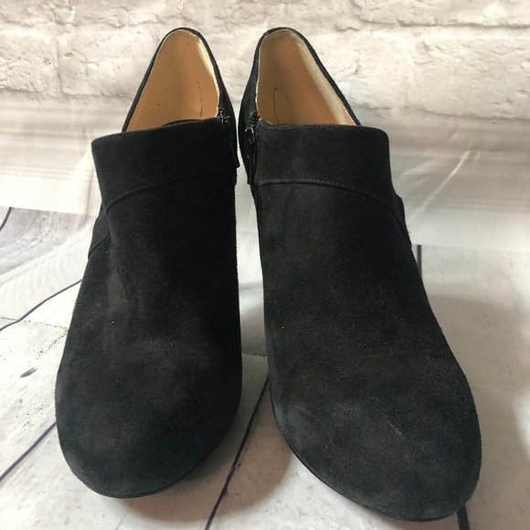 Nine West Black Suede Boot Size 9.5M - Picture 5 of 9